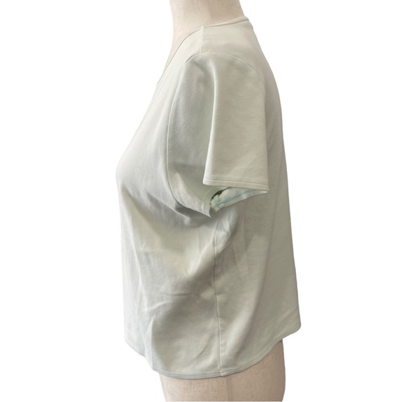 Eileen Fisher Mint Green Cotton T Shirt M - Picture 3 of 8